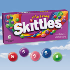 Assorted Skittles Wild Berry colors ideal for party displays