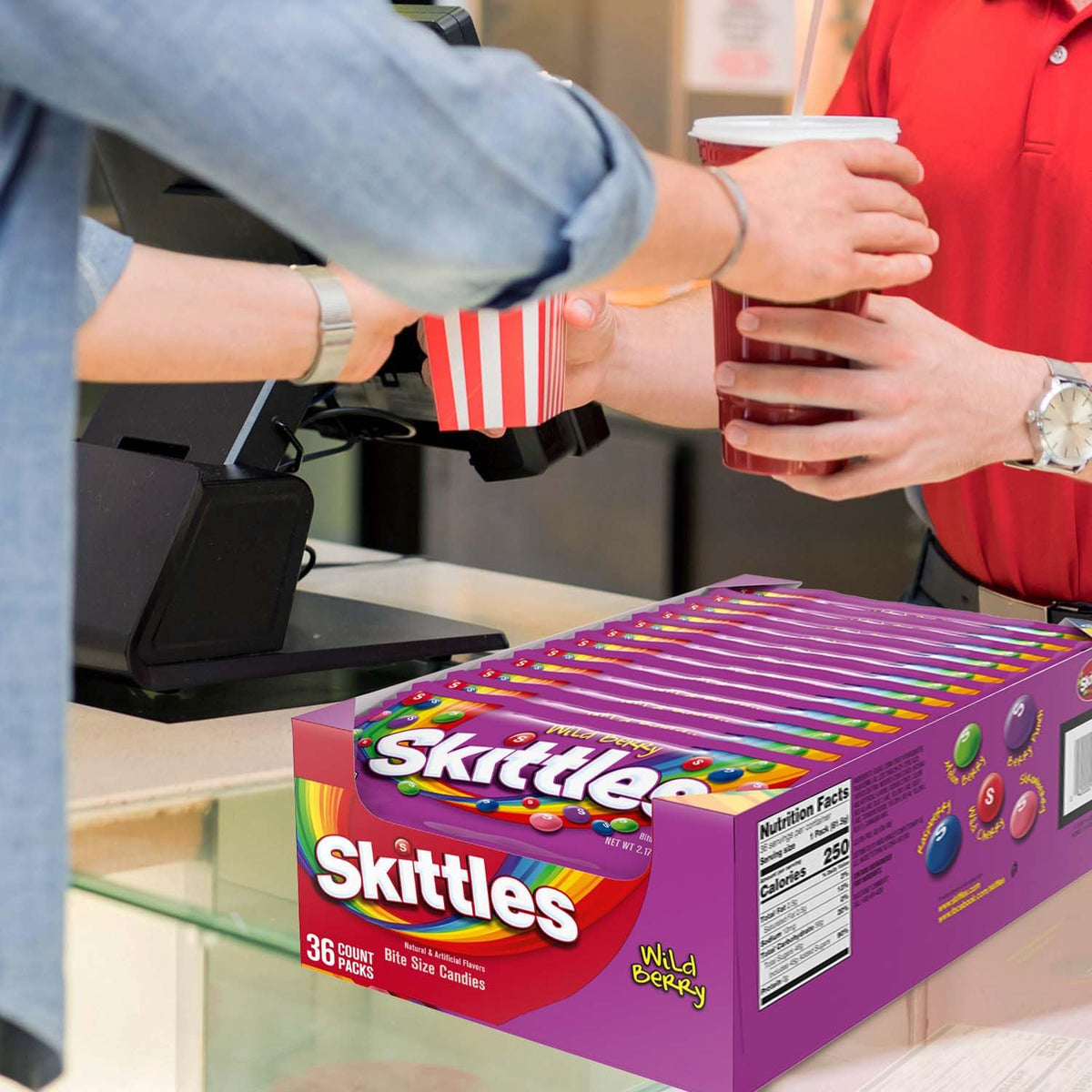 Skittles Wild Berry adds color to party buffets.