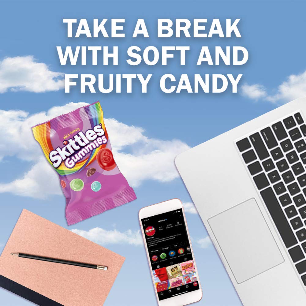 Skittles Wild Berry gummy candy on-the-go snacks for travel