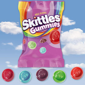 Skittles Wild Berry gummy candy pack of 12 for sharing during movie nights