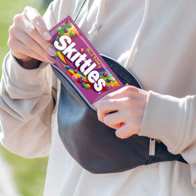 Skittles Wild Berry convenient snack packs for road trips.