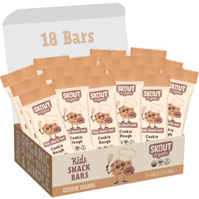 Skout Organic Cookie Dough Bars pack for school lunches and on-the-go snacking.