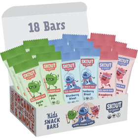 Skout Organic Kids Bars Apple Pie Pack ideal for school lunches with natural ingredients.