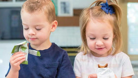 Skout Organic Kids Bars Ingredient Shot emphasizing natural, organic ingredients.