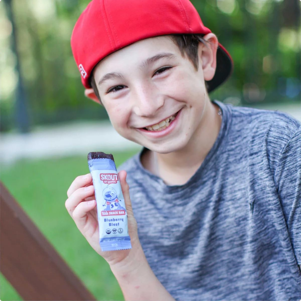 Skout Organic Kids Bars On-the-Go Snack in a compact package.