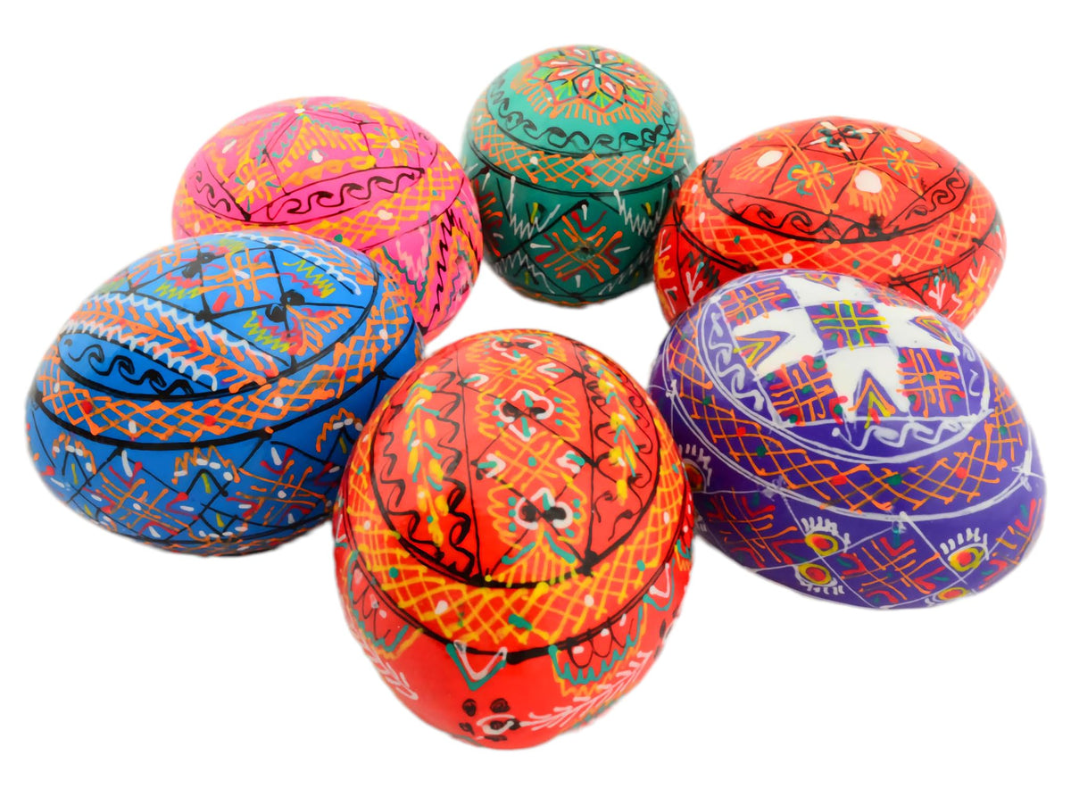 SKRRYNYA pysanky egg artwork featuring symbolic life and spring motifs