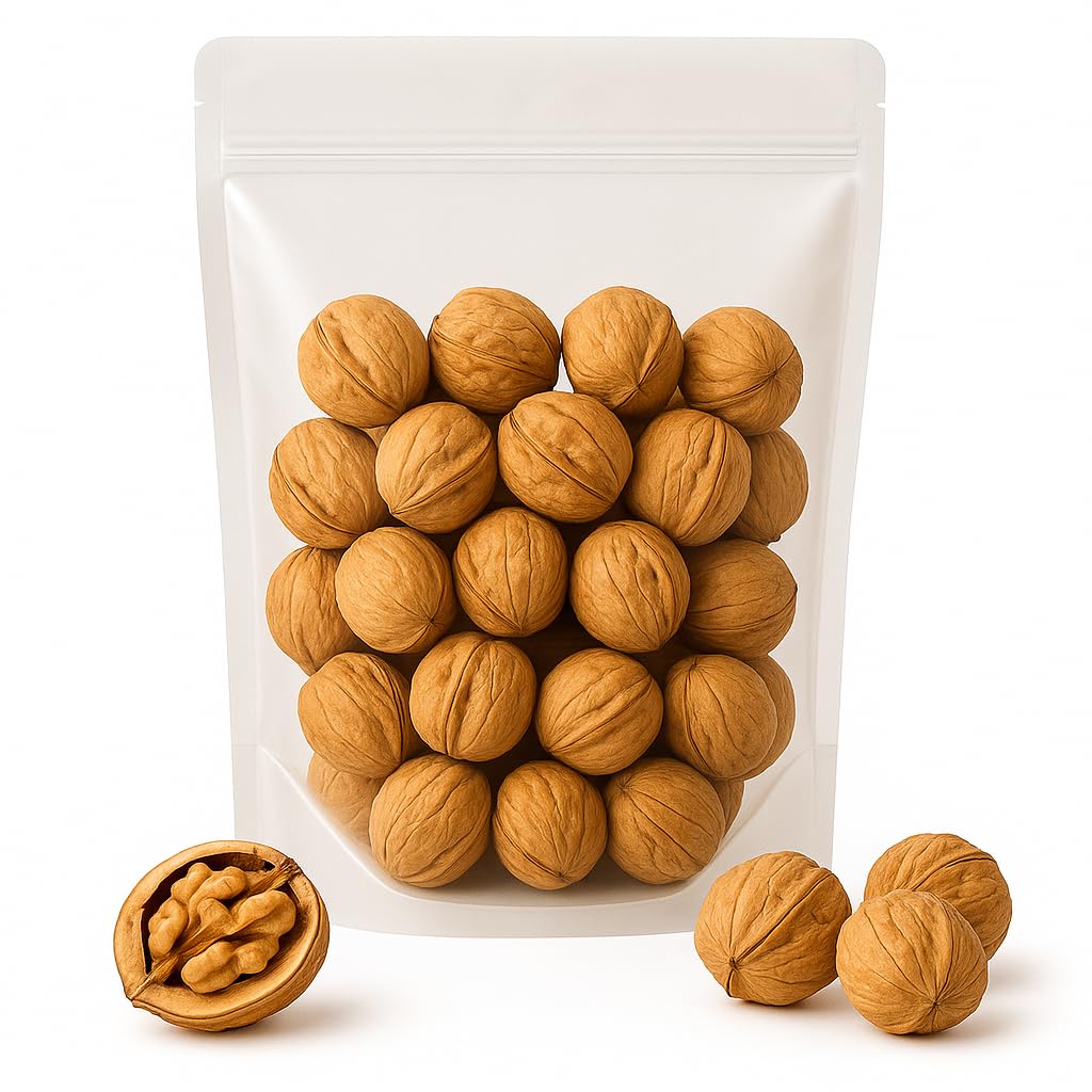 Sky Ecommerce Crazy Nuts California walnuts in shell 5lb, convenient for snacking.