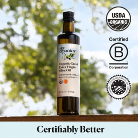 Sky Organics Organic Extra Virgin Olive Oil origin Greece emphasizes natural farming