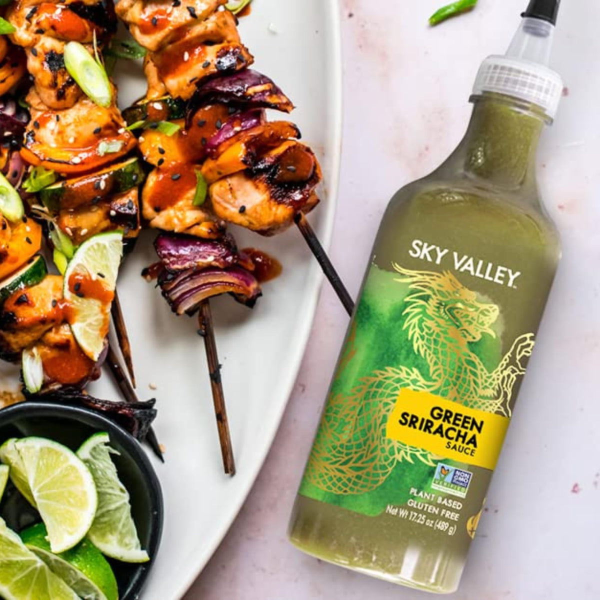 Sky Valley Green Sriracha: vegan, gluten-free option for plant-based meals.