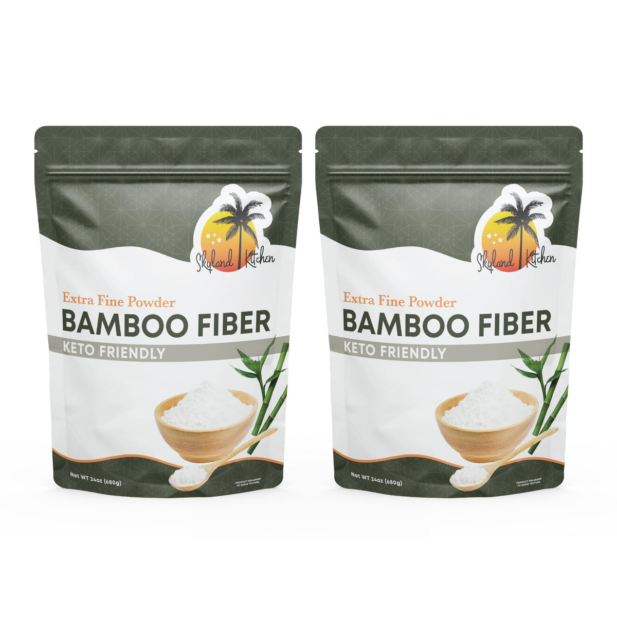 Skyland Kitchen Bamboo Fiber 3lb pack for gluten-free, keto baking.