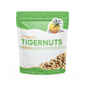 Skyland Kitchen Organic Peeled Tigernuts 16oz bag for a natural gluten-free snack
