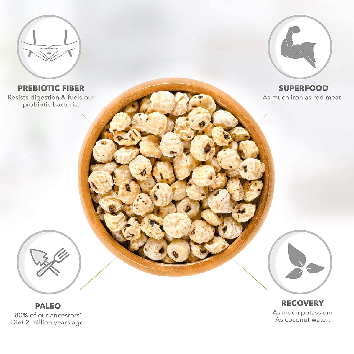 Skyland Kitchen tigernuts for dairy-free tigernut milk preparation