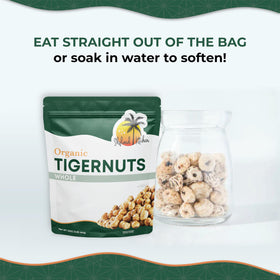 Close-up of Skyland Kitchen tigernuts creamy chewy texture