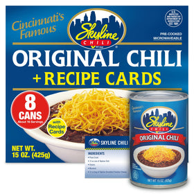 Skyline Chili 15 oz can hero shot, ready for quick weeknight meals.