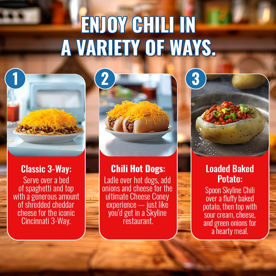 Skyline Chili dip-ready recipe card for easy entertaining.