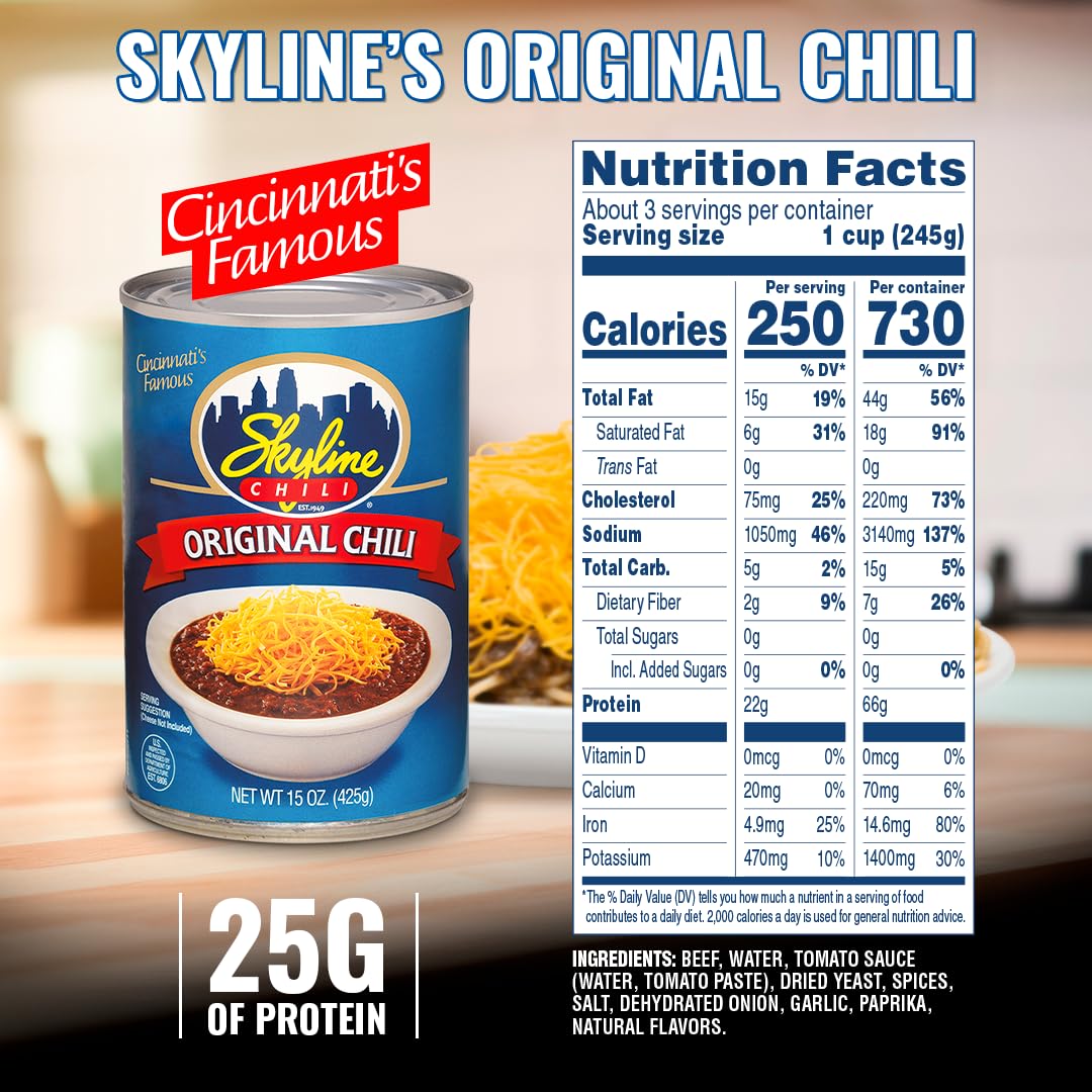 Skyline Chili served with nachos for shareable bites.