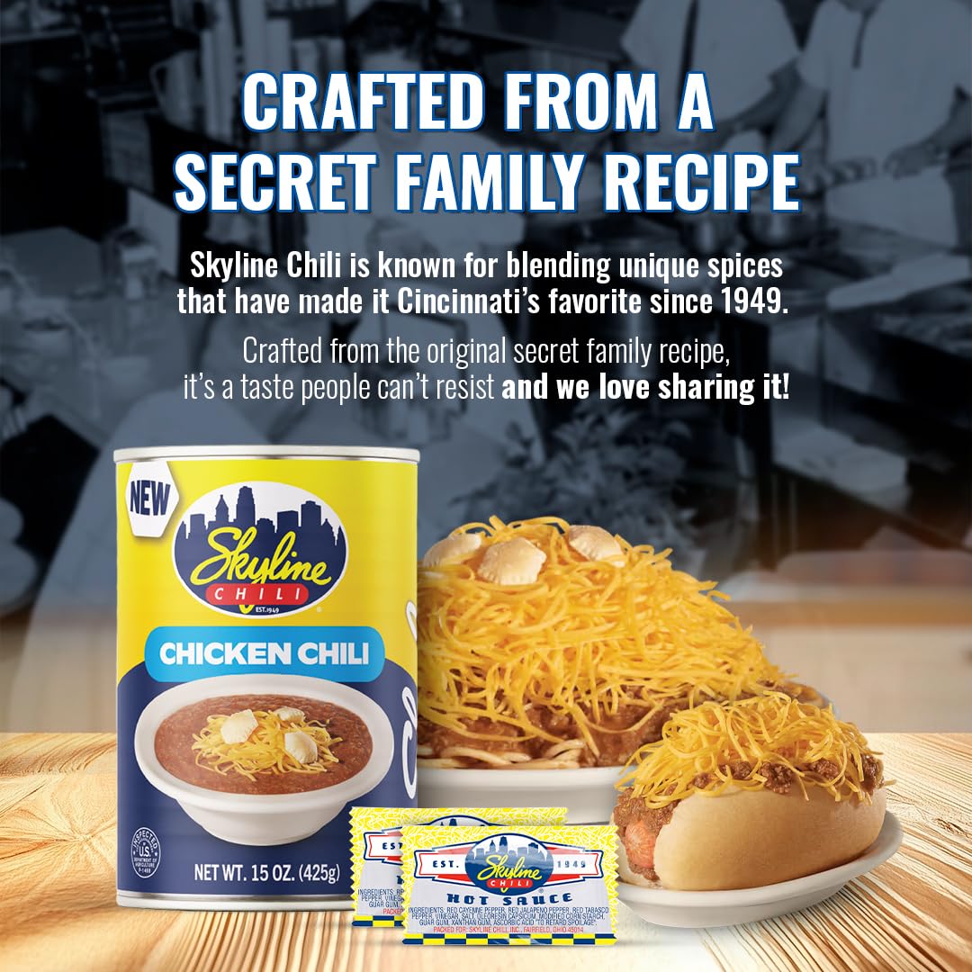 Skyline Chili tradition since 1949 adds authentic flavor at home.