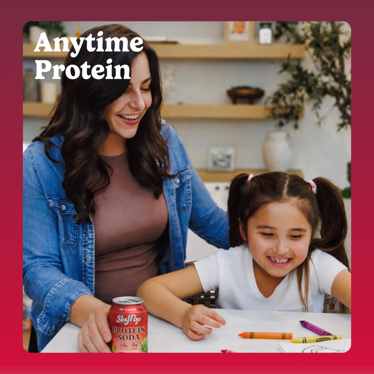 SkyPop Protein Soda 12-pack packaging is ideal for on-the-go hydration.