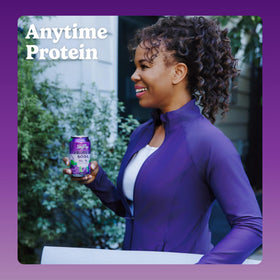 SkyPop grape bottle beside gym bag suggests convenient post-workout refreshment