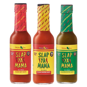 Slap Ya Mama Cajun Hot bottle pour for bold, smoky heat.
