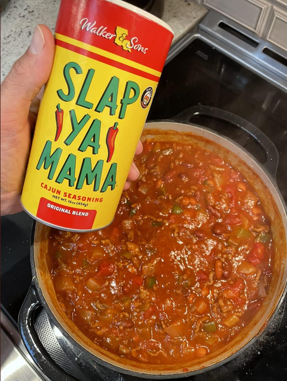 Two-pack box of Slap Ya Mama Cajun seasoning for bulk Louisiana flavor