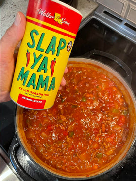 Two-pack box of Slap Ya Mama Cajun seasoning for bulk Louisiana flavor