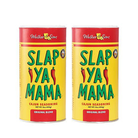 Slap Ya Mama Original Blend Cajun seasoning jar front with authentic Louisiana flavor ready for cooking