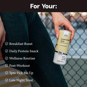 Slate Milk 20g protein iced coffee can for daily workouts