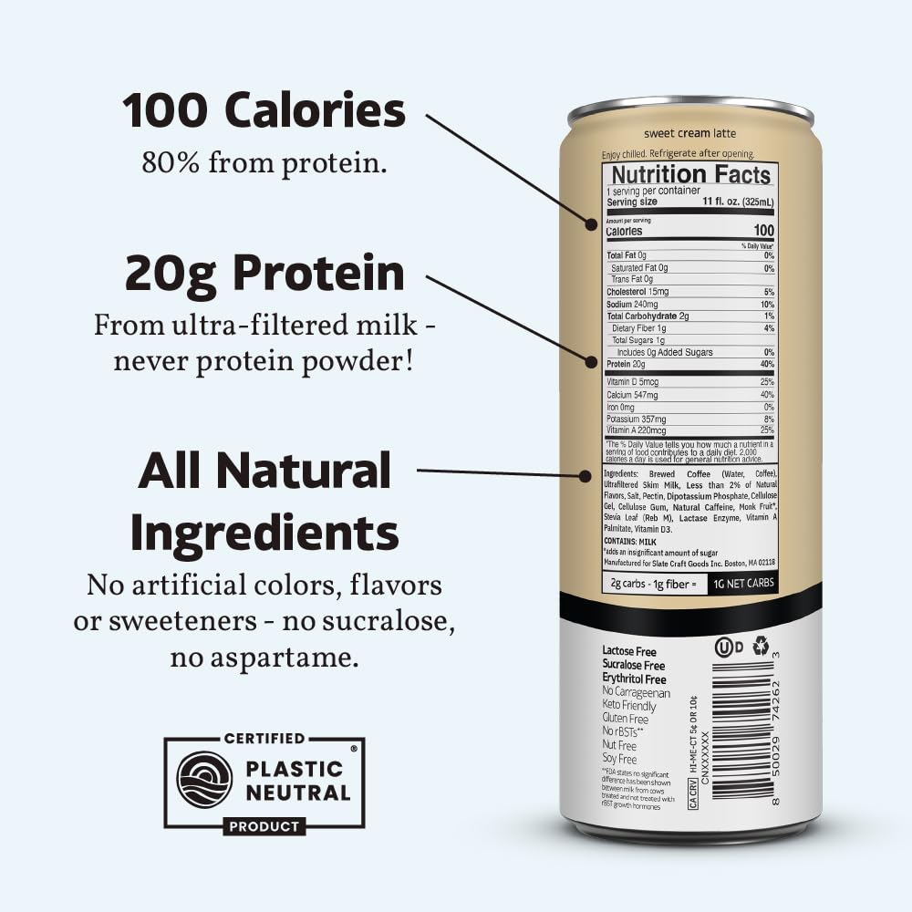 Slate Milk ultrafiltered ingredients can highlight clean, natural sweetness