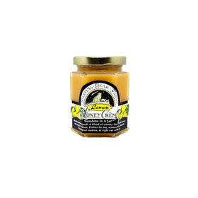 Sleeping Bear Farms Lemon Creme Honey jar - smooth spread, perfect on toast or scones.