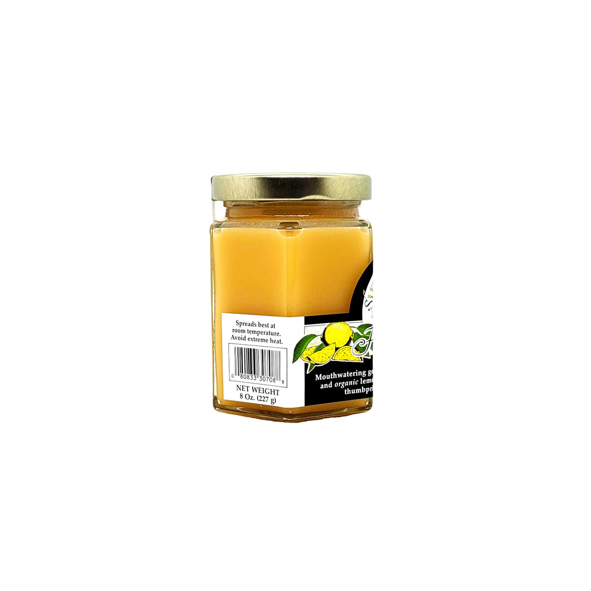 Sleeping Bear Farms Lemon Creme Honey spread - silky texture ideal for pastries and morning toast.