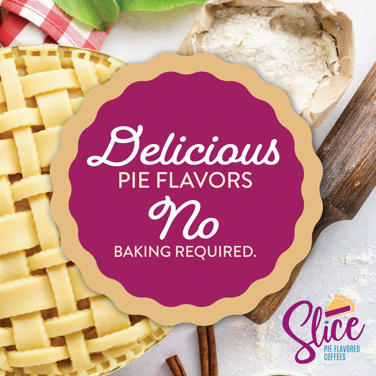 Slice Coffee 40-count packaging keeps your pantry well stocked.