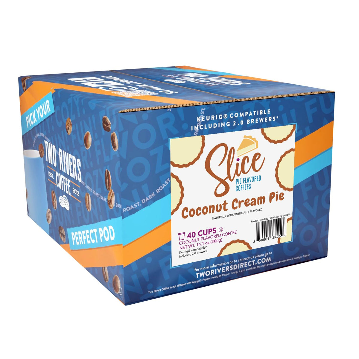 Slice Coffee roasted Arabica beans deliver a smooth, aromatic start.
