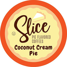 Slice Coffee Coconut Cream Pie pods in a 40-count box for easy mornings.