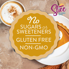 Slice Coffee flavor notes close-up showcasing coconut cream pie inspiration.