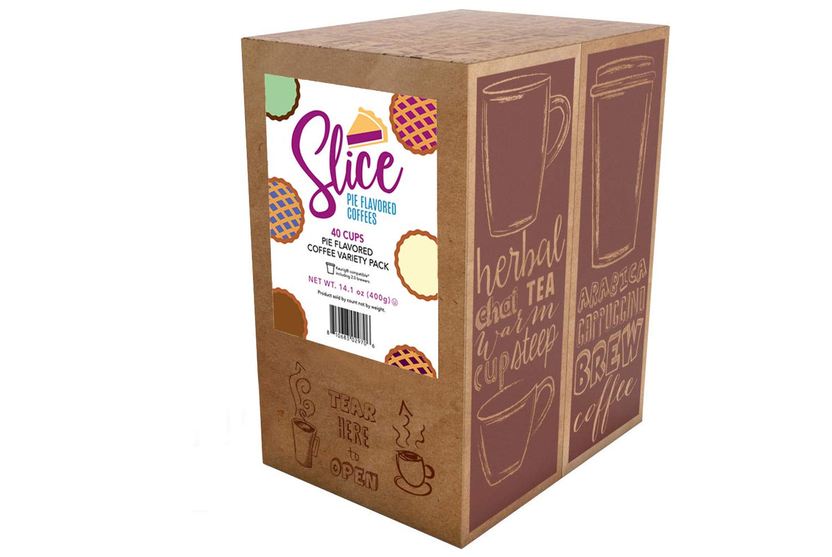 Slice Coffee Pecan flavor pod provides warm dessert vibes for cozy moments