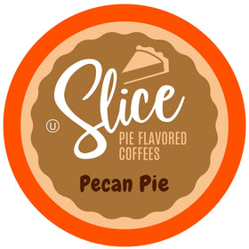 Slice Coffee pecan pie flavored coffee pods deliver nutty aroma in every cup