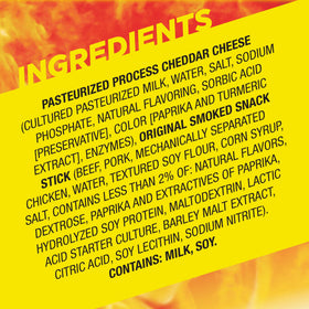 Beef 'N Cheese in lunchbox, convenient snack between meals