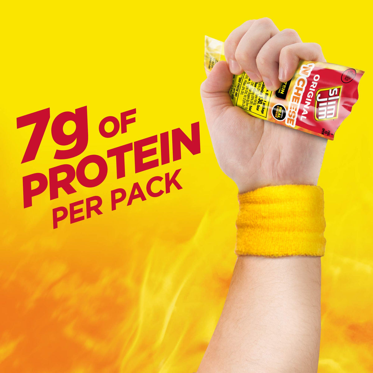 Individually wrapped Slim Jim sticks ideal for school, work, or travel