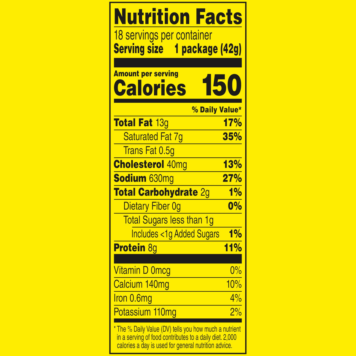 Nutrition info for Slim Jim Beef N Cheese with 10g protein per serving