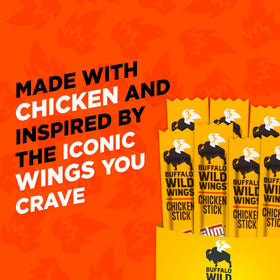 Close-up of Slim Jim Buffalo Style chicken stick texture and flavor