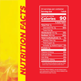 Buffalo Wild Wings-inspired flavor on Slim Jim chicken sticks for road trips.