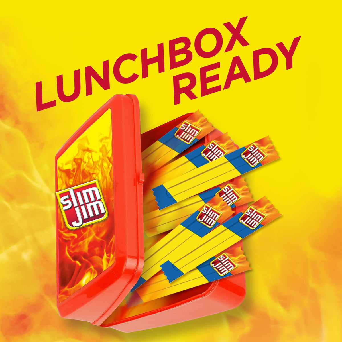 Slim Jim nutrition facts panel emphasizes 6 g protein per serving for mindful snacking.