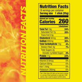 Slim Jim Monster Hot AF packaging detail emphasizes heat and 11 g protein.