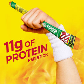On-the-go Slim Jim Monster sticks in use during outdoor activity
