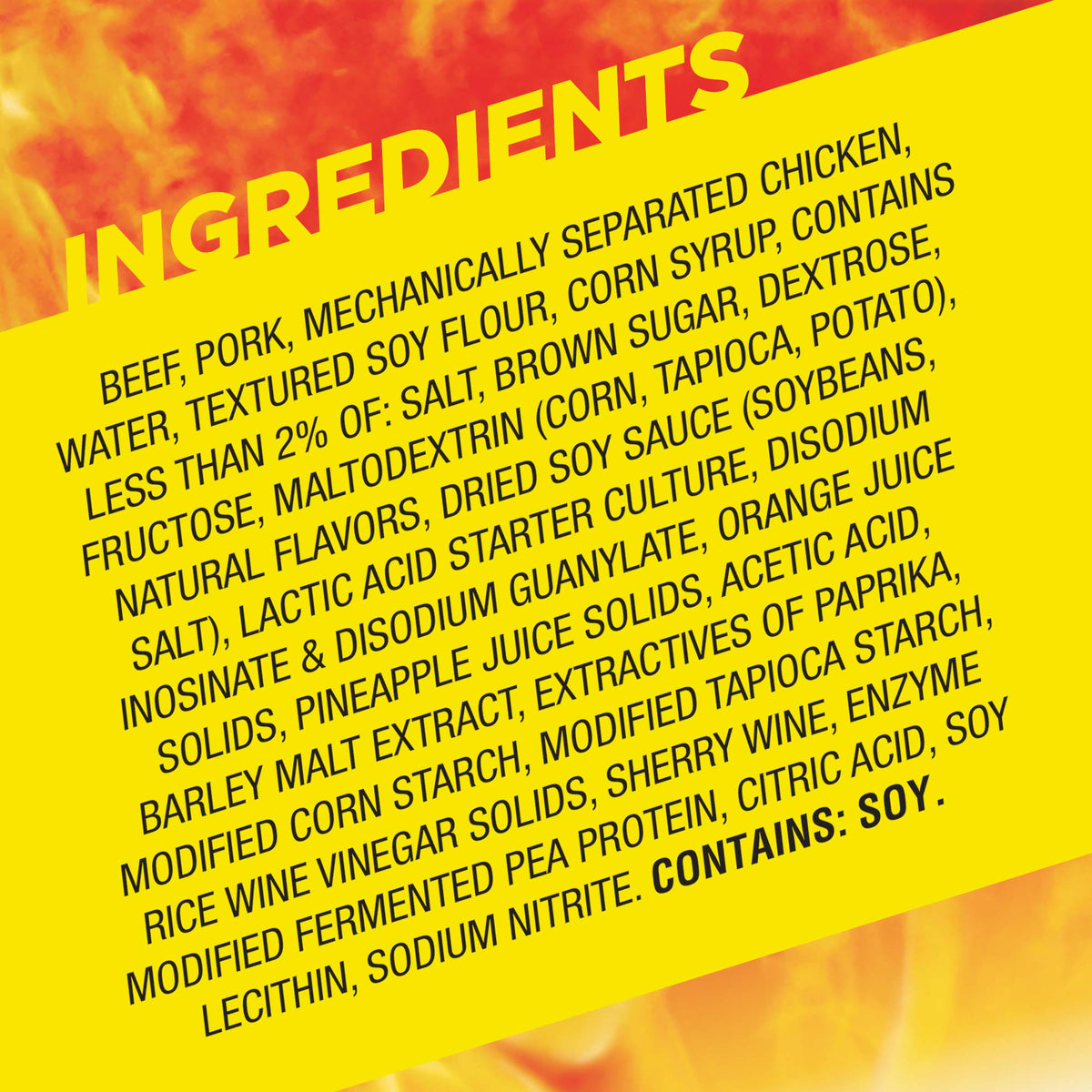 Slim Jim Monster Teriyaki sticks on a pantry shelf