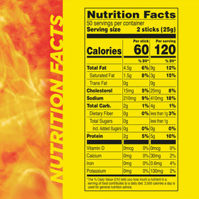 100-count Slim Jim Original box on a store shelf.