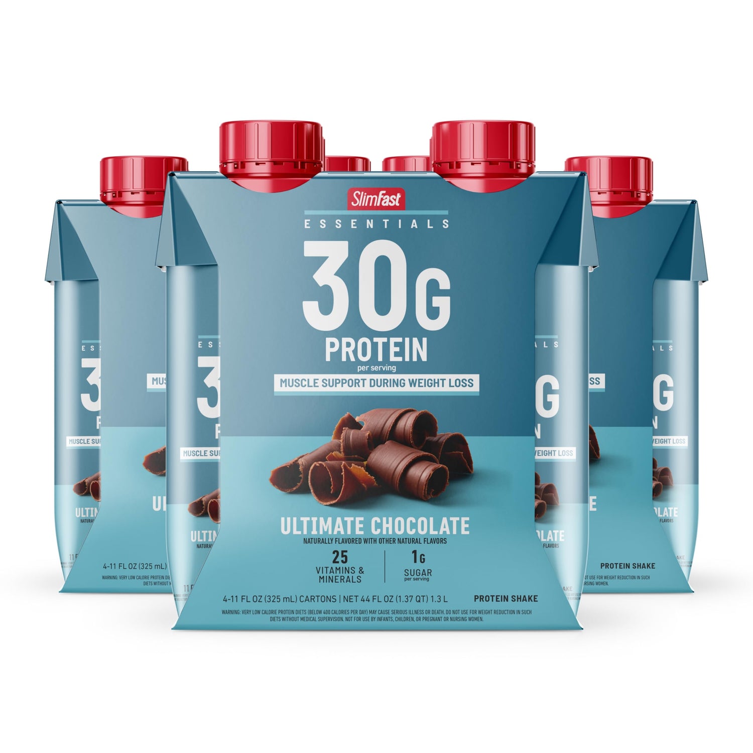 SlimFast Essentials bottle provides a quick protein boost between workouts.