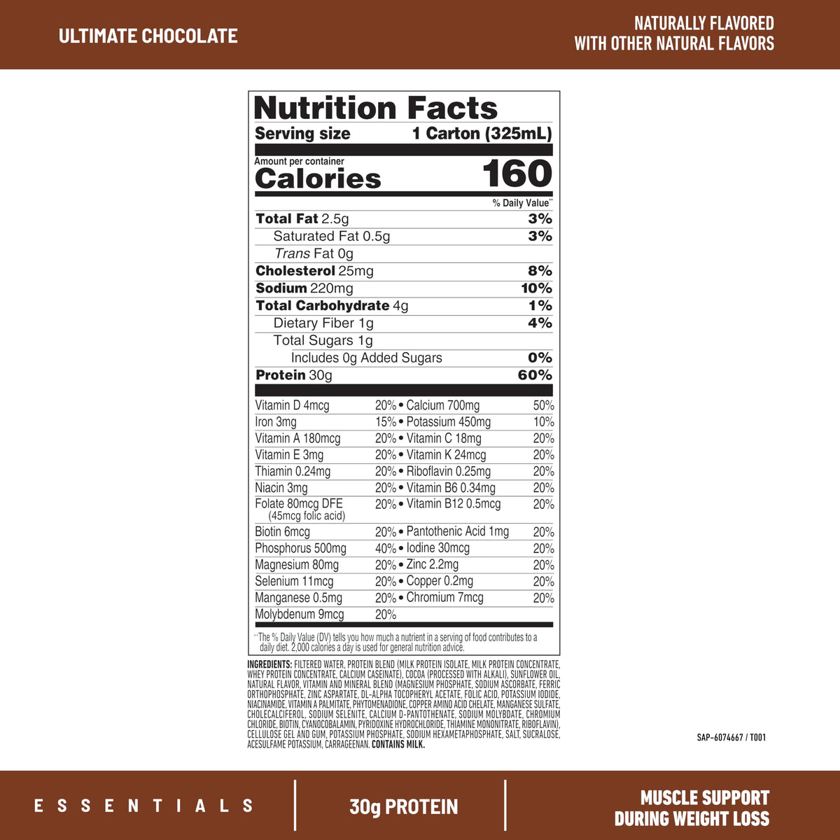 Ready-to-drink SlimFast Essentials for convenient meals.