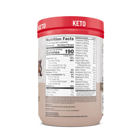 SlimFast Keto Shake coconut oil and MCTs component boosts energy